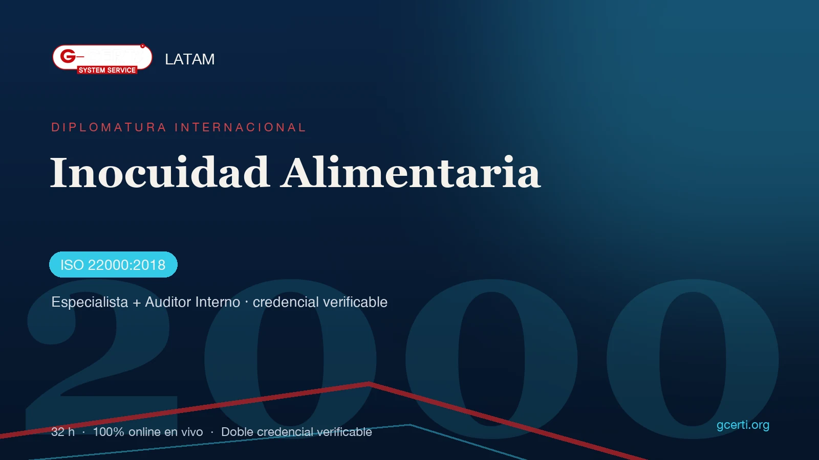 Curso de Implementación ISO 22000:2018 · Inocuidad Alimentaria
