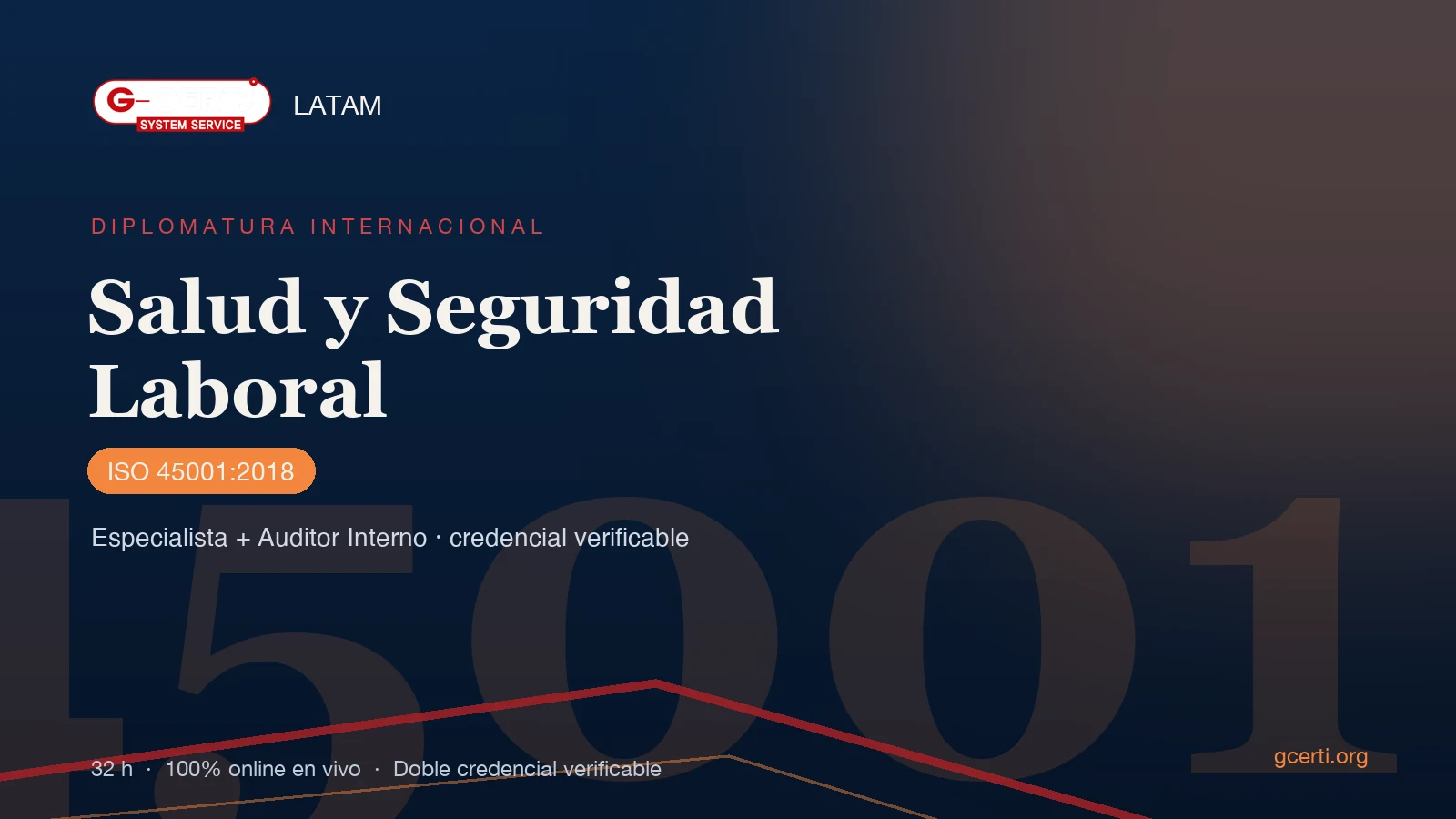 Curso de Implementación ISO 45001:2018 · Salud y Seguridad Laboral